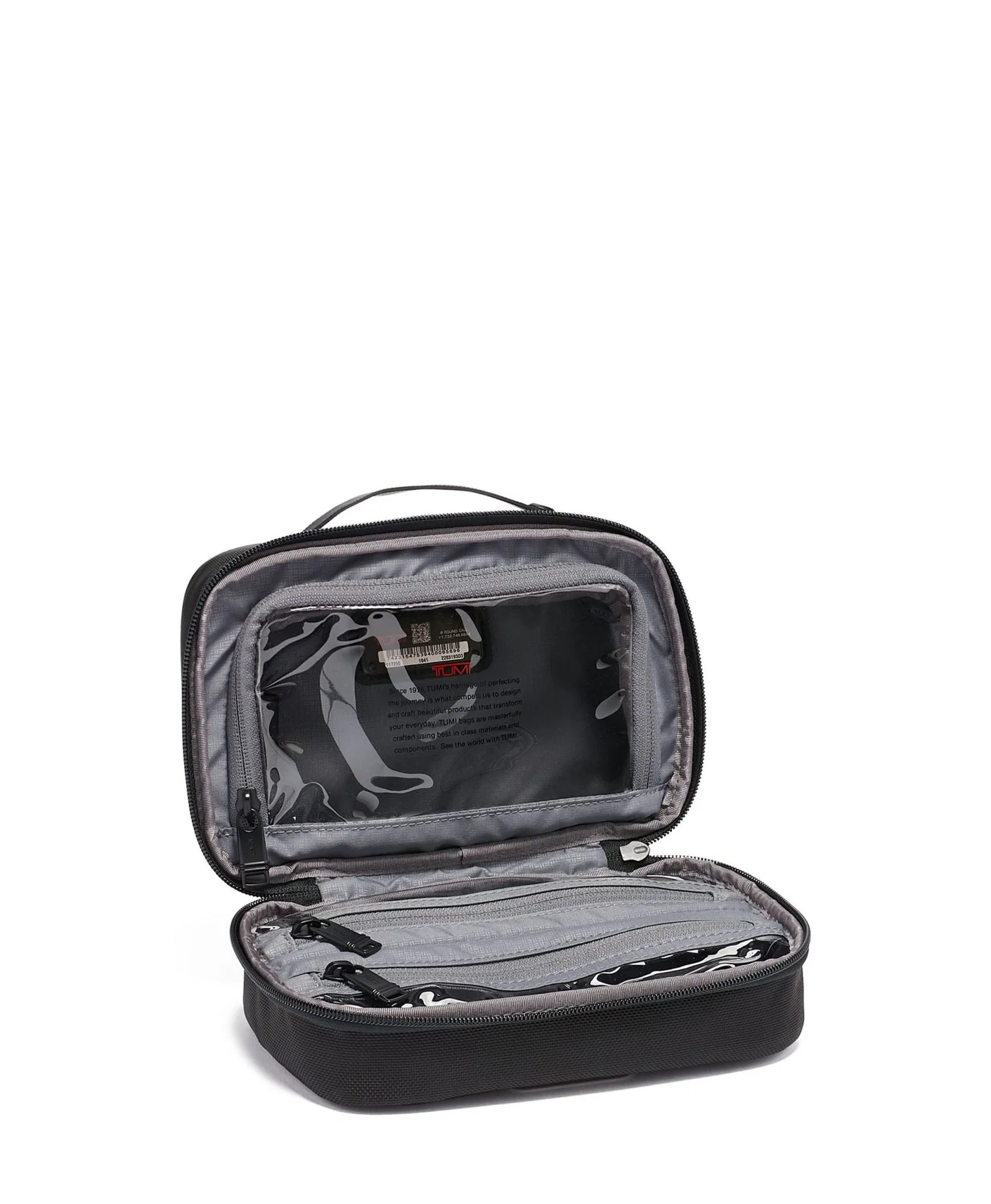 TUMI Alpha 3 Split Travel Kit - Black - Image 3