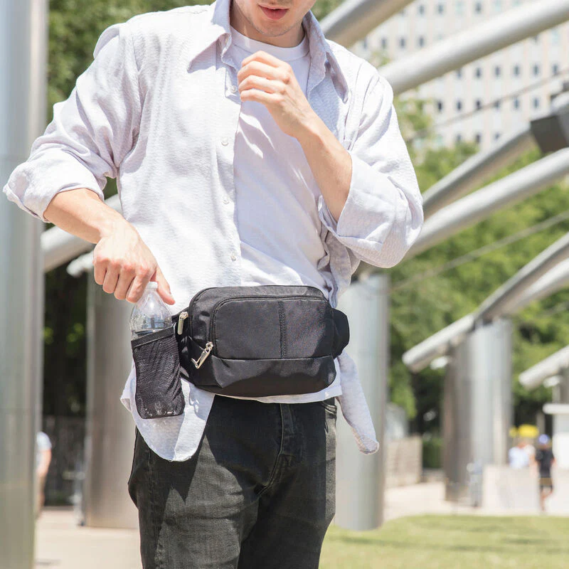 Travelon Anti-Theft Classic Waist Pack - Black - Image 3