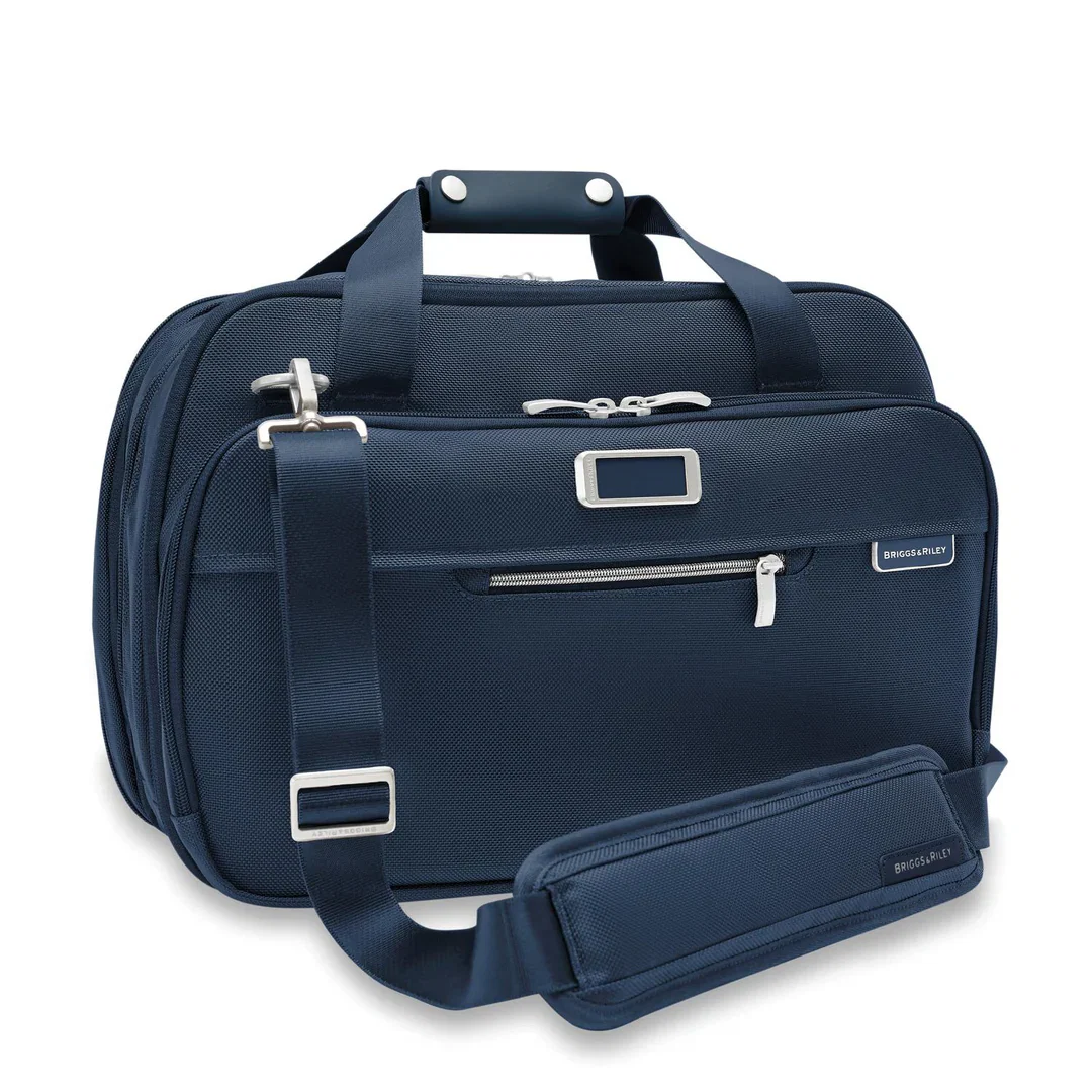 Briggs & Riley Baseline Expandable Cabin Bag - Navy - Image 5