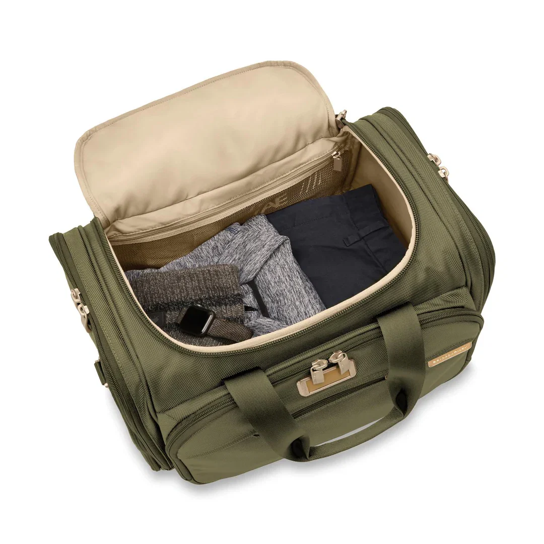 Briggs & Riley Baseline Underseat Duffle - Olive - Image 8