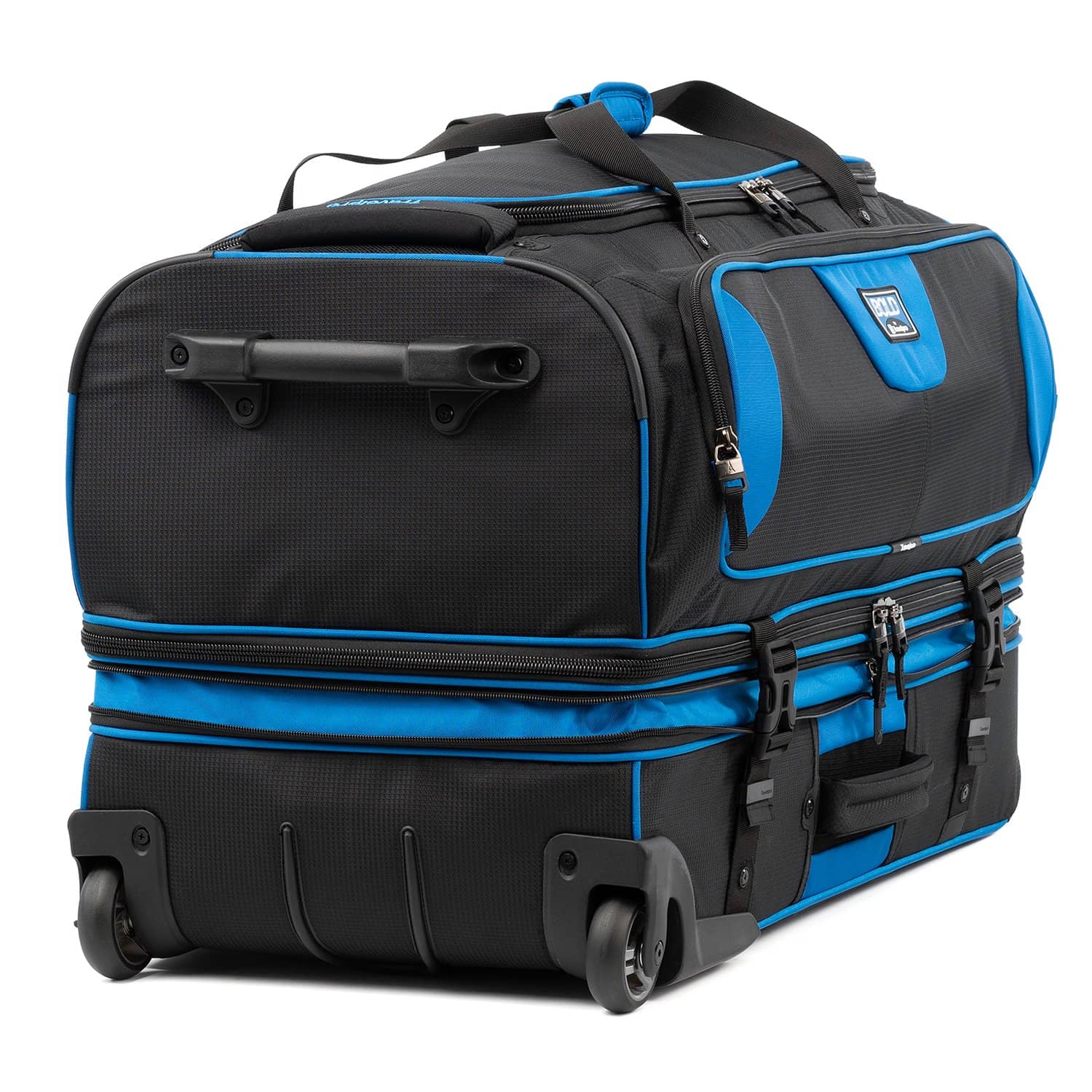 Travelpro  Bold 30" Drop-Bottom Expandable Rolling Duffel - Blue/Black - Image 5