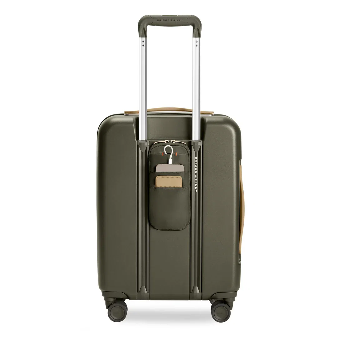 Briggs & Riley Sympatico 3.0  Global Carry-On Expandable Spinner - Olive - Image 4