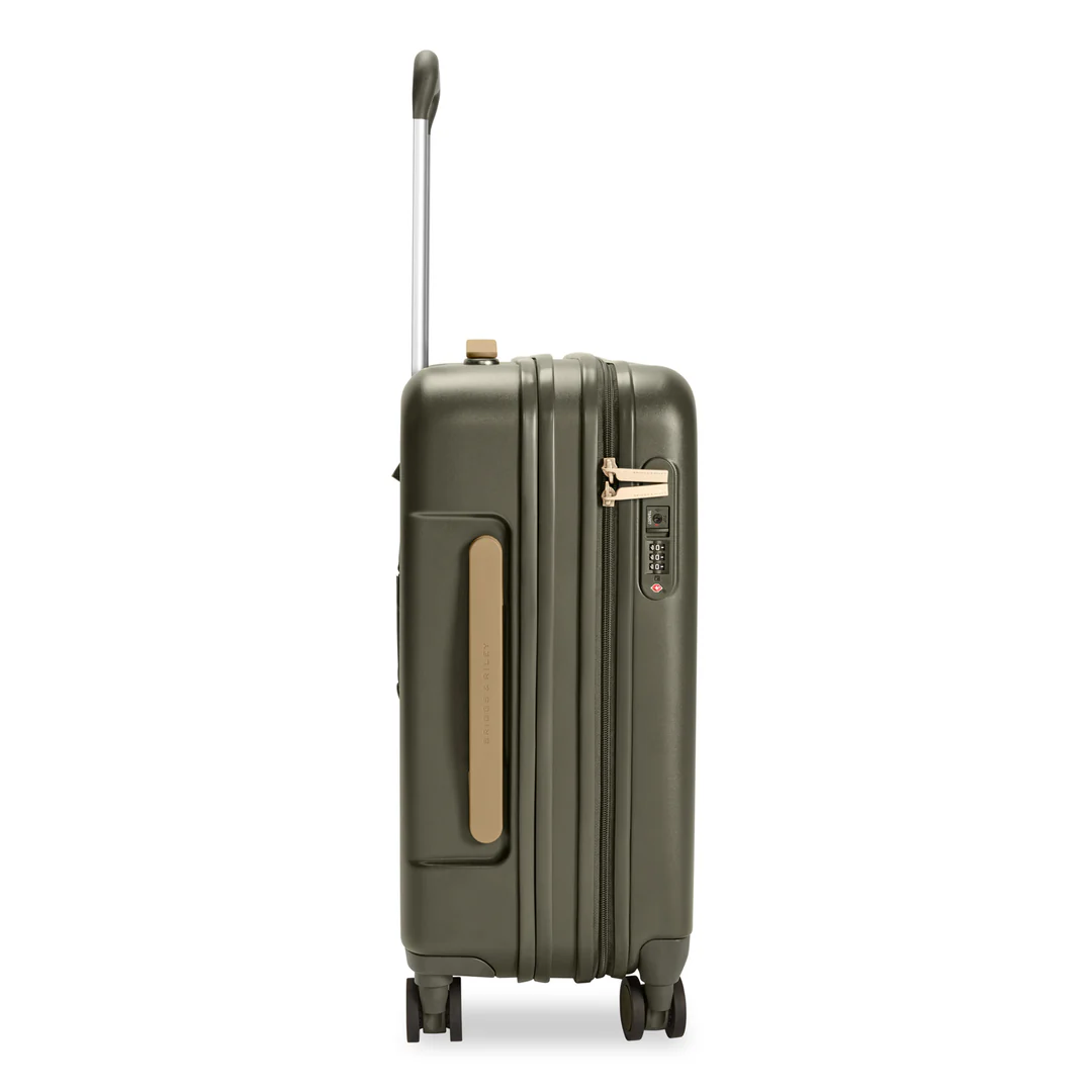 Briggs & Riley Sympatico 3.0  Global Carry-On Expandable Spinner - Olive - Image 7