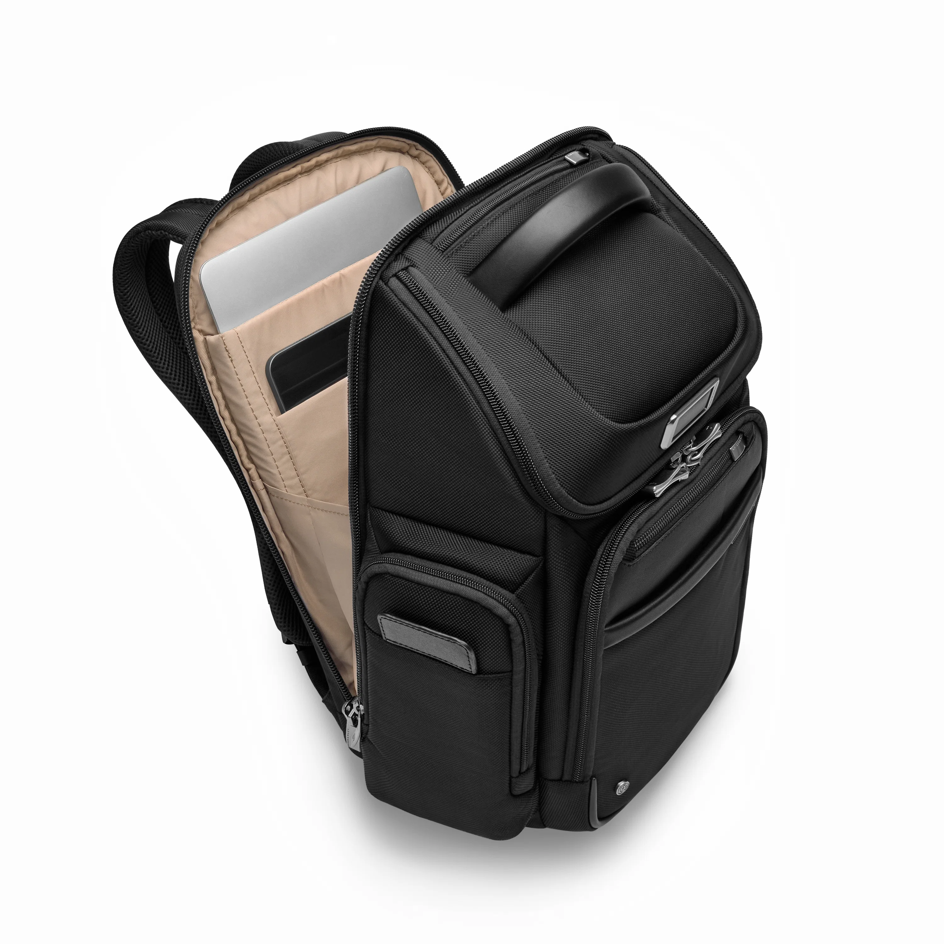 Briggs & Riley @Work Medium Widemouth Backpack - Black - Image 3