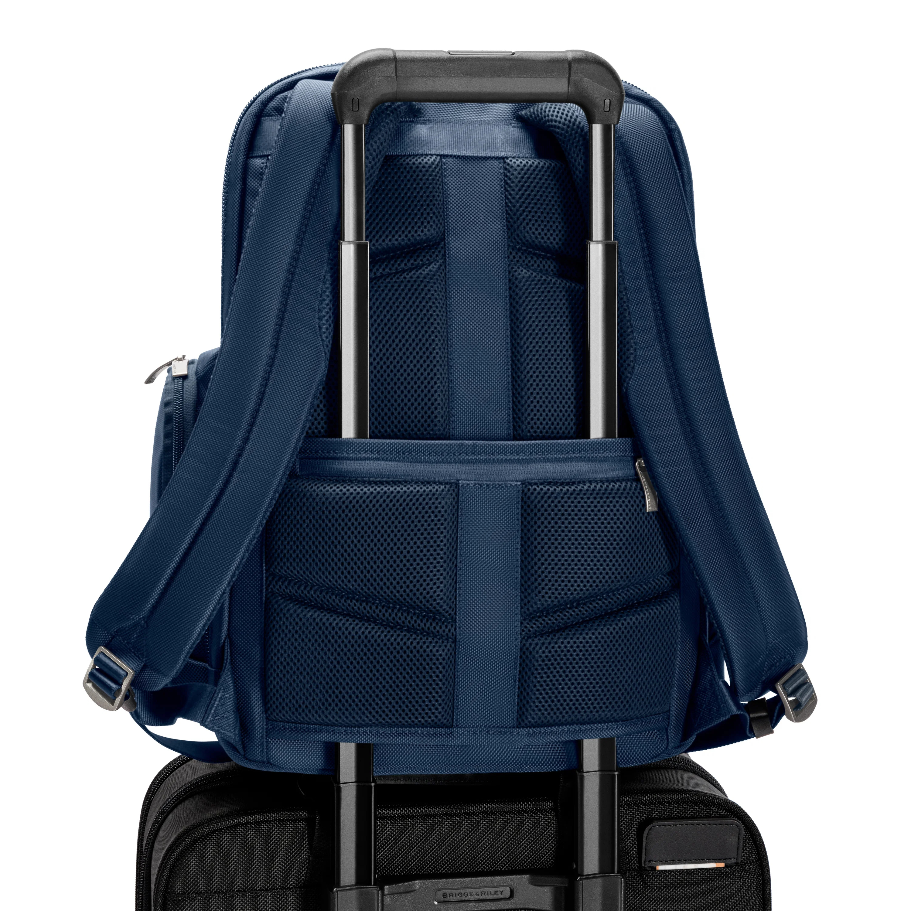 Briggs & Riley @Work Medium Widemouth Backpack - Navy - Image 5