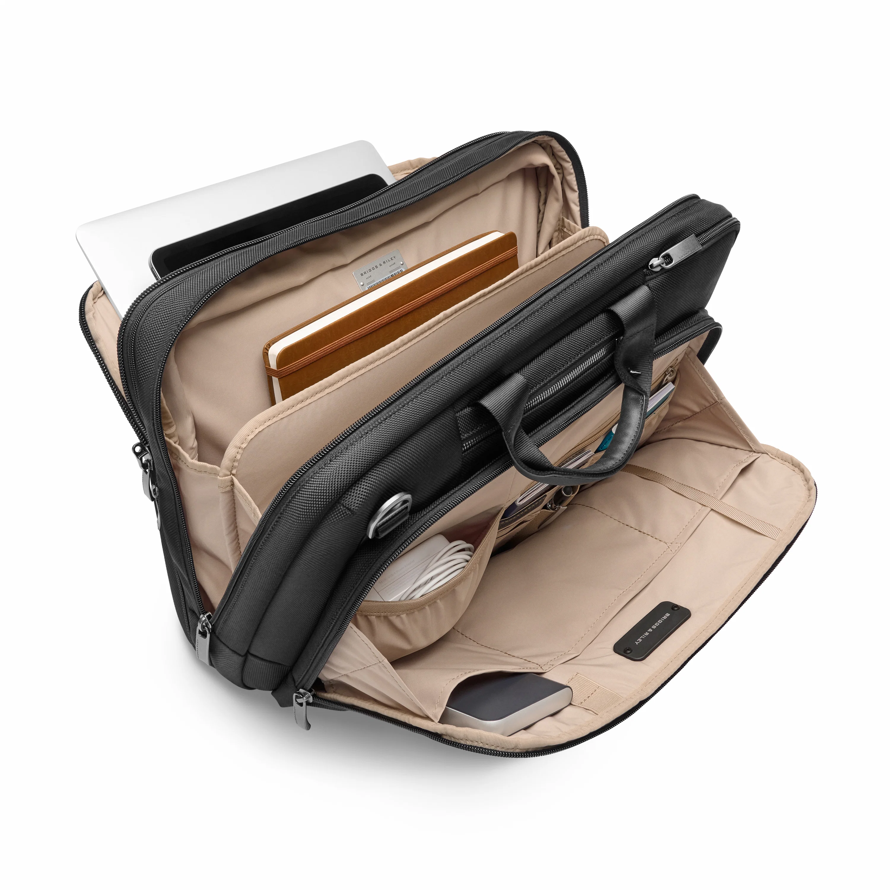 Briggs & Riley @Work Large Expandable Brief - Black - Image 3