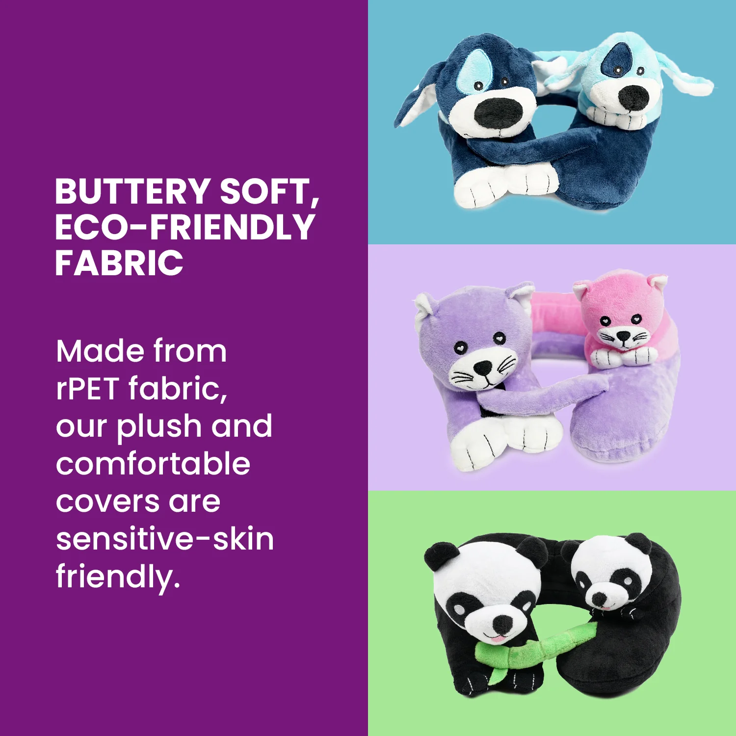 Cabeau Evolution Kids Travel Pillow - Panda - Image 5