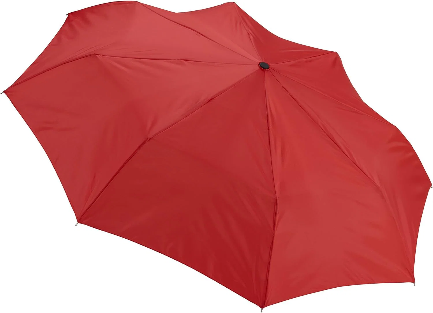 Lewis N. Clark Travel Automatic Umbrella Windproof & Water Repellent Fabric - Red - Image 5