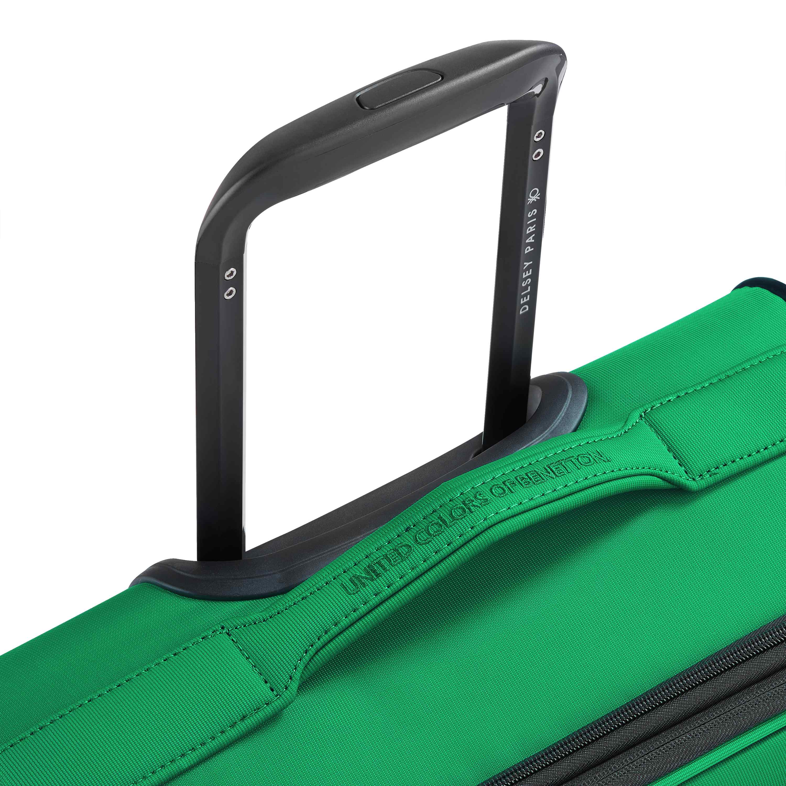 Delsey United Colors of Benetton Softside Color Block Large Spinner - Green - Image 6