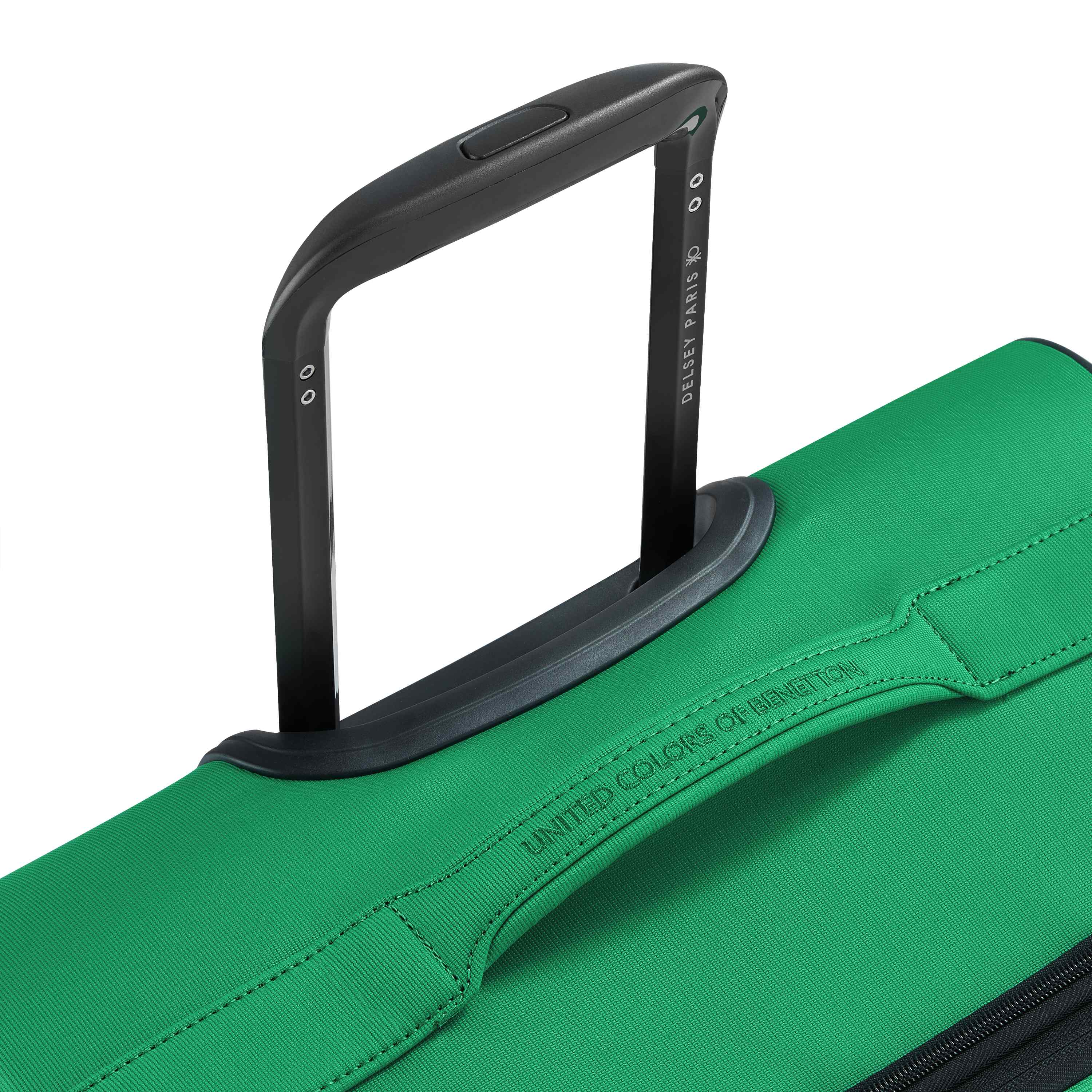 Delsey United Colors of Benetton Softside Color Block Medium Spinner - Green - Image 6