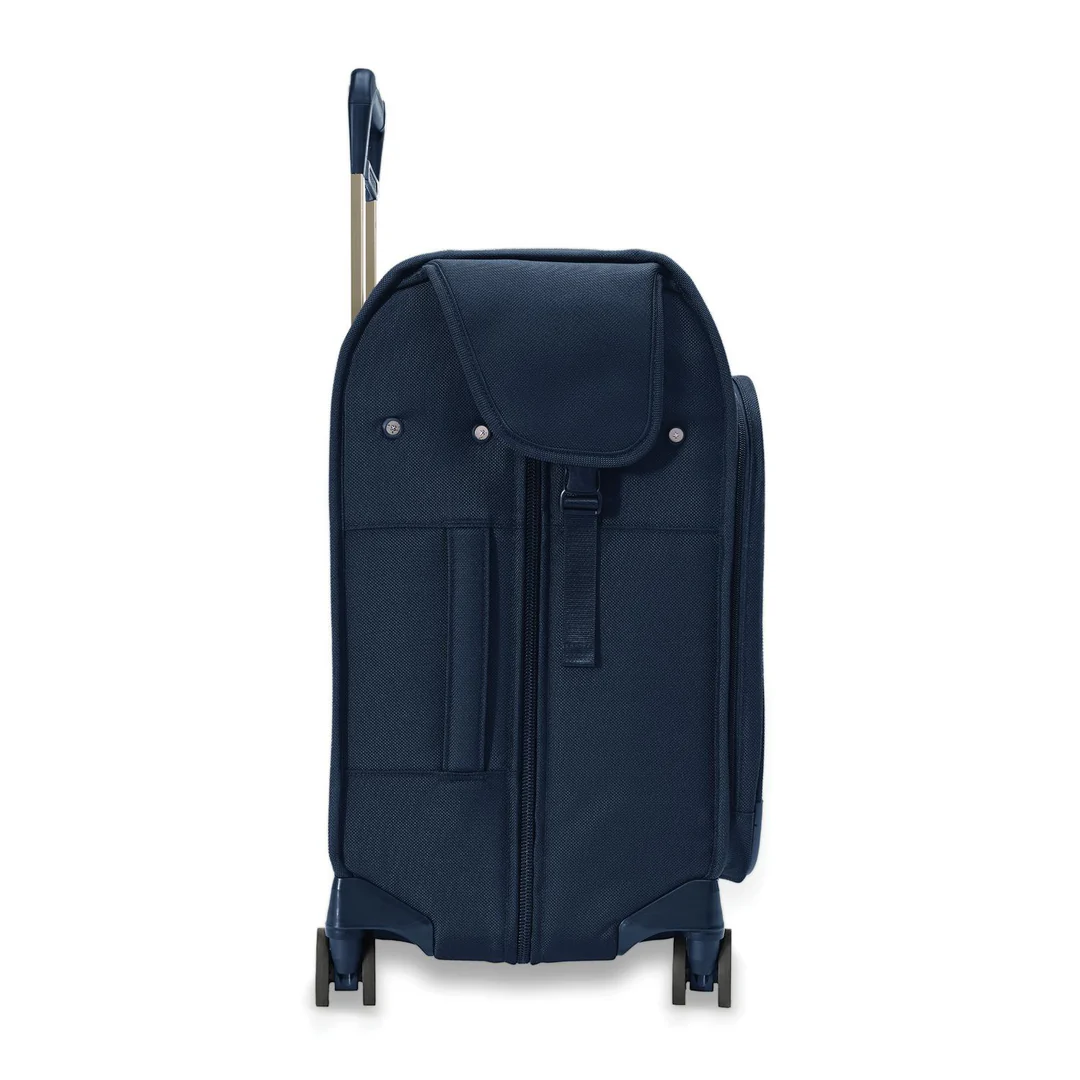Briggs & Riley Baseline Deluxe Wardrobe Garment Bag Spinner - Navy - Image 8