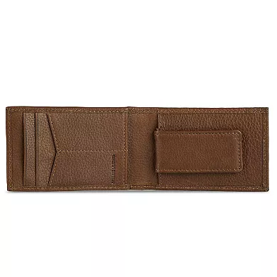 Eddie Bauer Leather RFID Money Clip Wallet w/3 Card Slots - Tan - Image 3