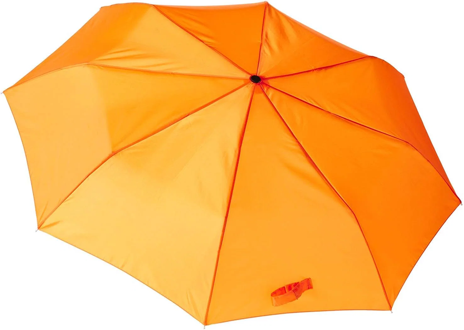 Lewis N. Clark Travel Automatic Umbrella Windproof & Water Repellent Fabric - Orange - Image 5