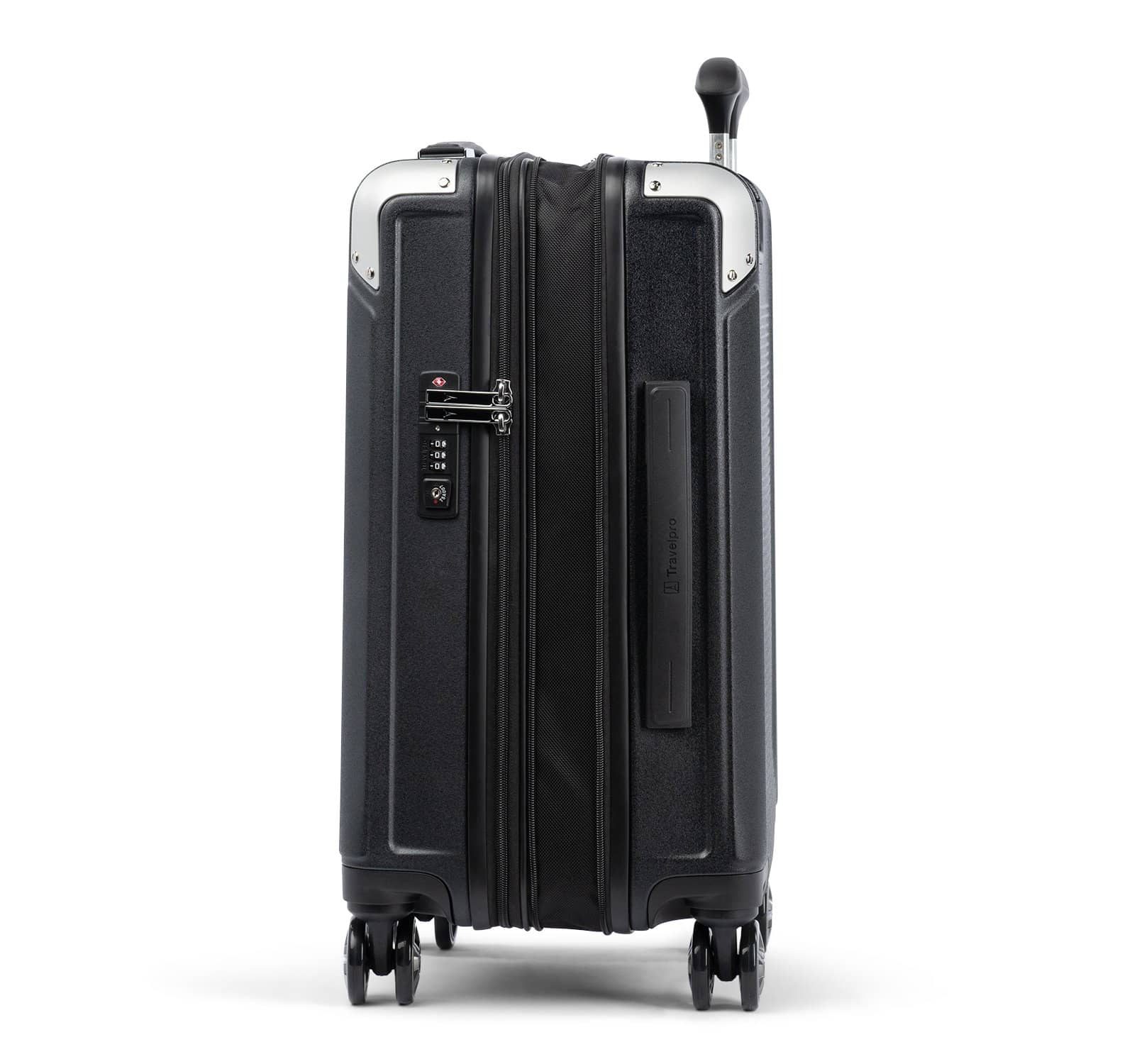 Travelpro Platinum Elite Carry-On Expandable Hardside Spinner - Shadow Black - Image 3