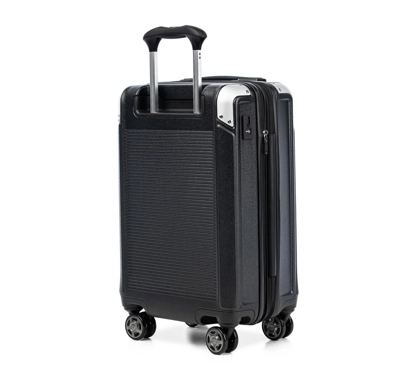 Travelpro Platinum Elite Carry-On Expandable Hardside Spinner - Shadow Black - Image 4