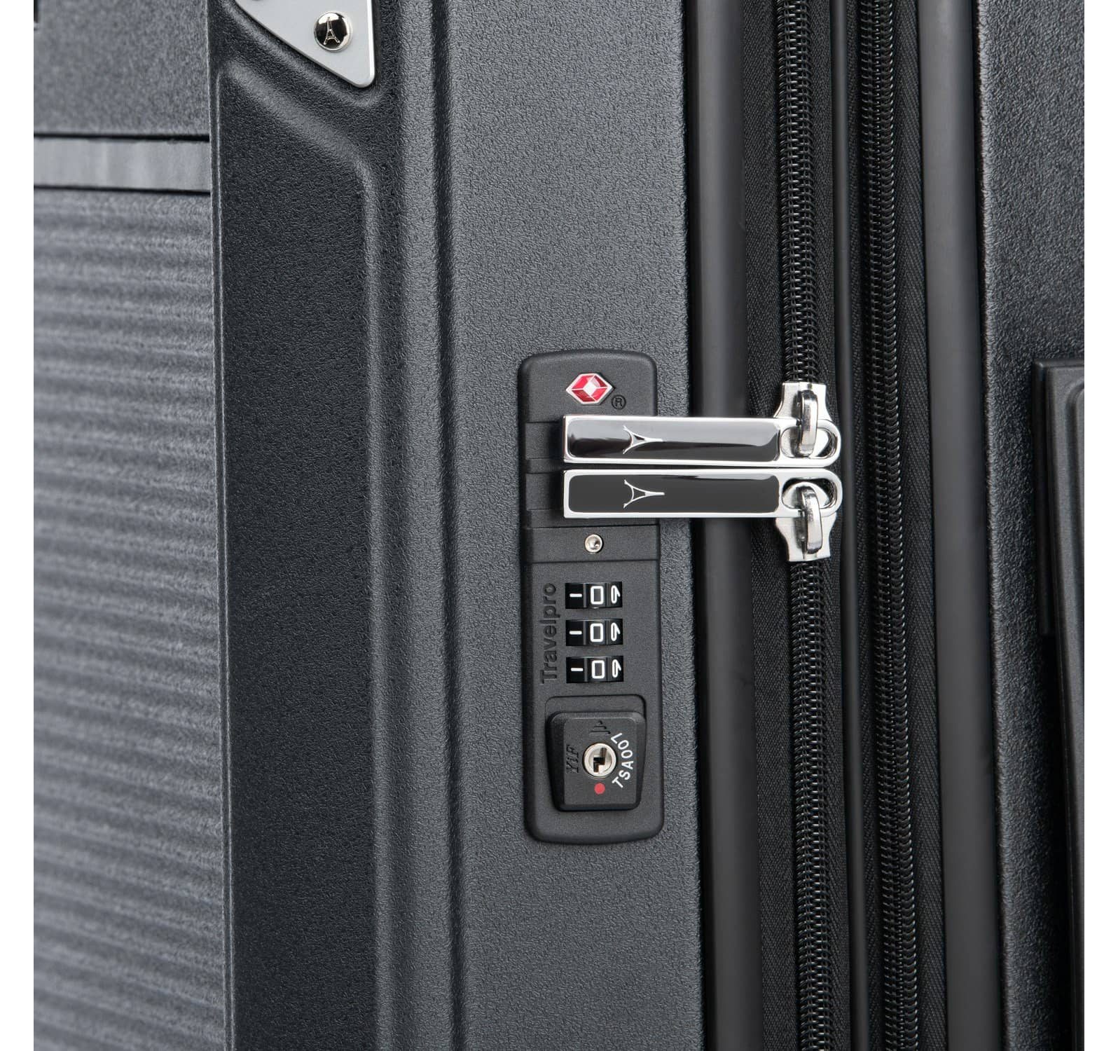 Travelpro Platinum Elite Carry-On Expandable Hardside Spinner - Shadow Black - Image 8