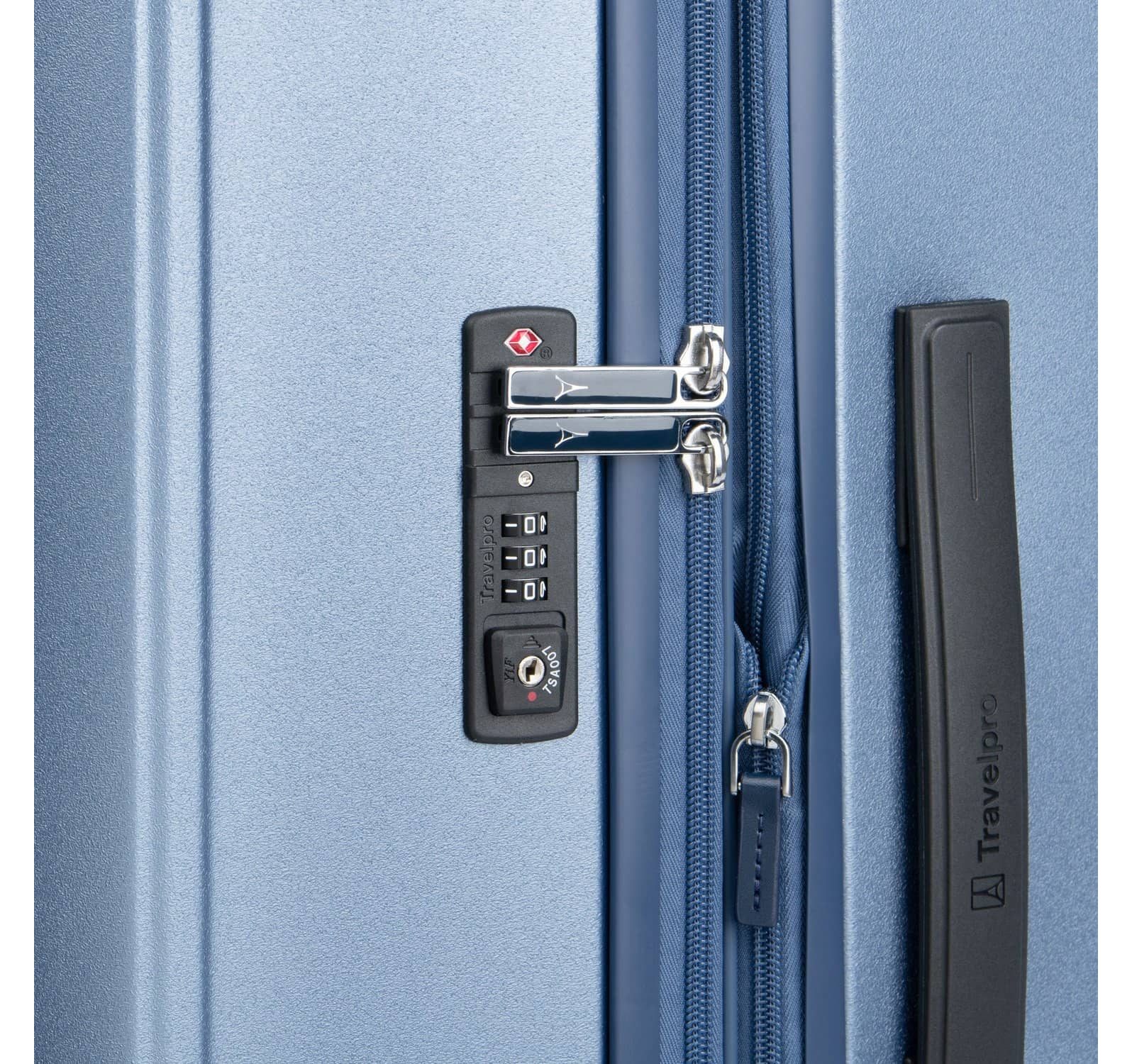 Travelpro Platinum Elite Large Check-In Expandable Hardside Spinner - Dark Sky Blue - Image 8