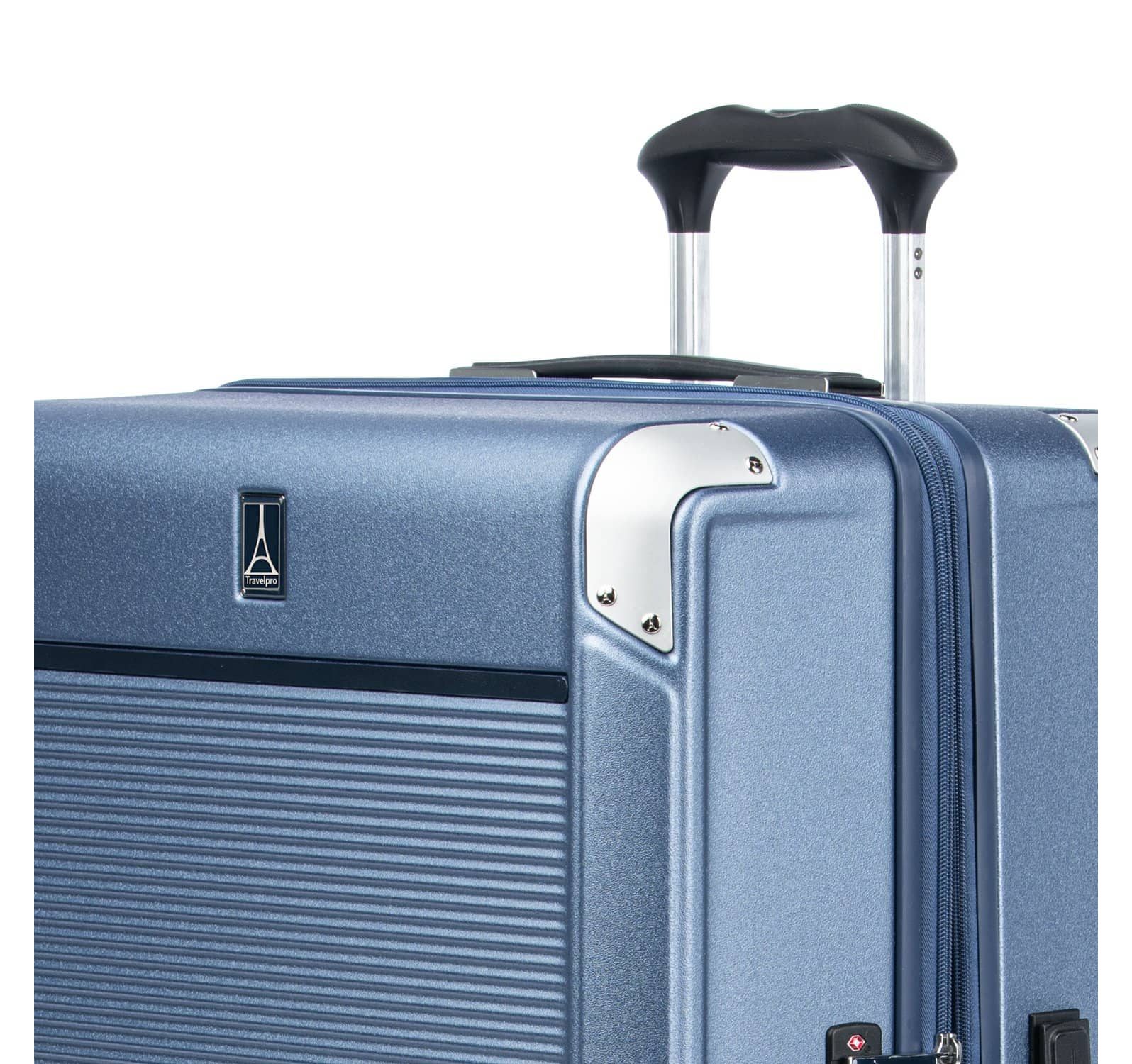 Travelpro Platinum Elite Large Check-In Expandable Hardside Spinner - Dark Sky Blue - Image 9