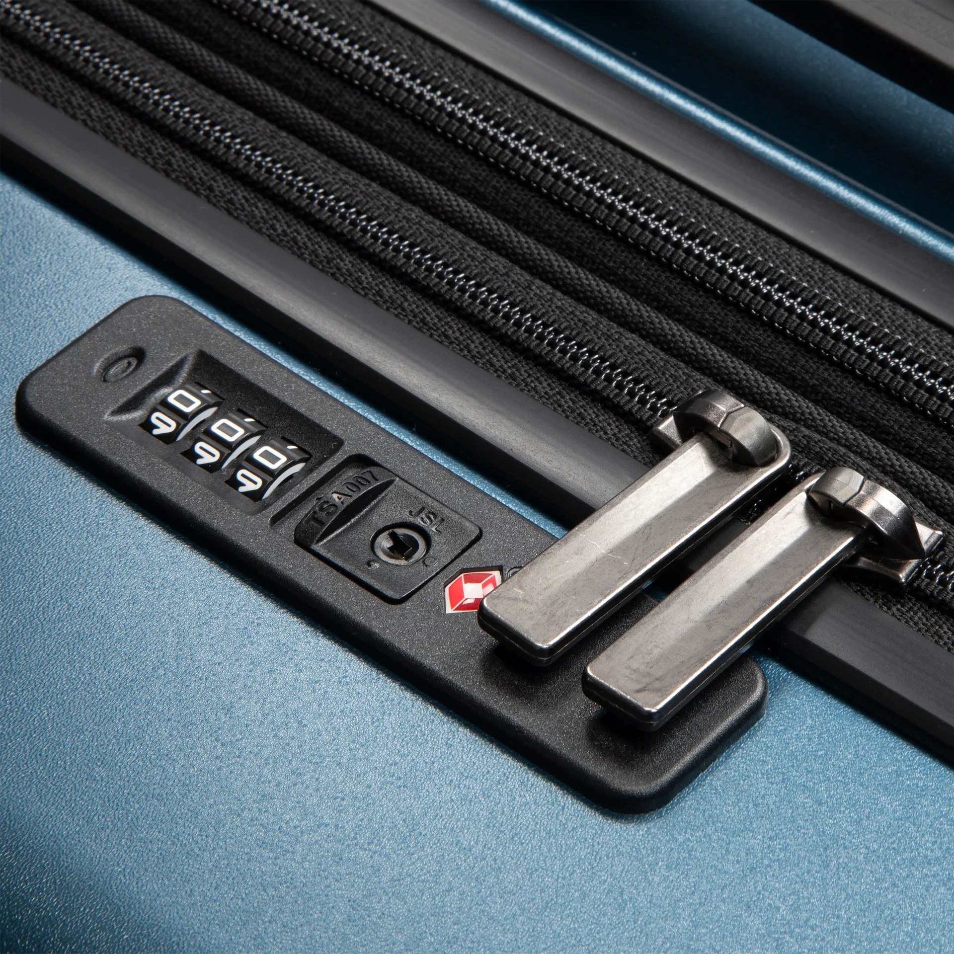 Ricardo Beverly Hills Cambria Hardside Medium Check-In Expandable Spinner - Blue Pearl - Image 7