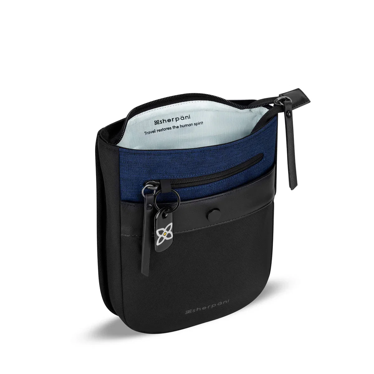 Sherpani Anti-theft  Prima Crossbody Bag - Indigo - Image 4