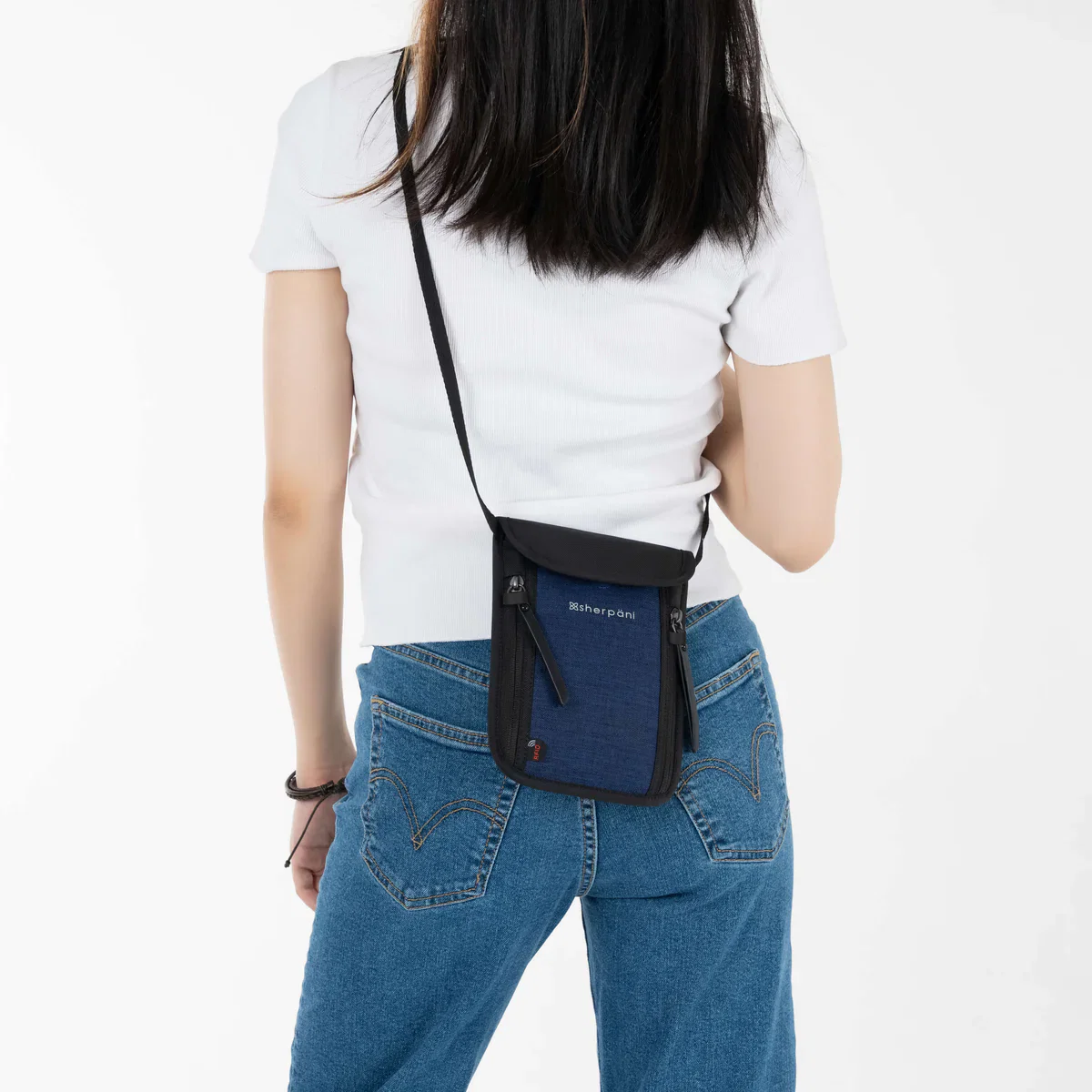 Sherpani Piper Anti-theft Mini Crossbody - Indigo - Image 5