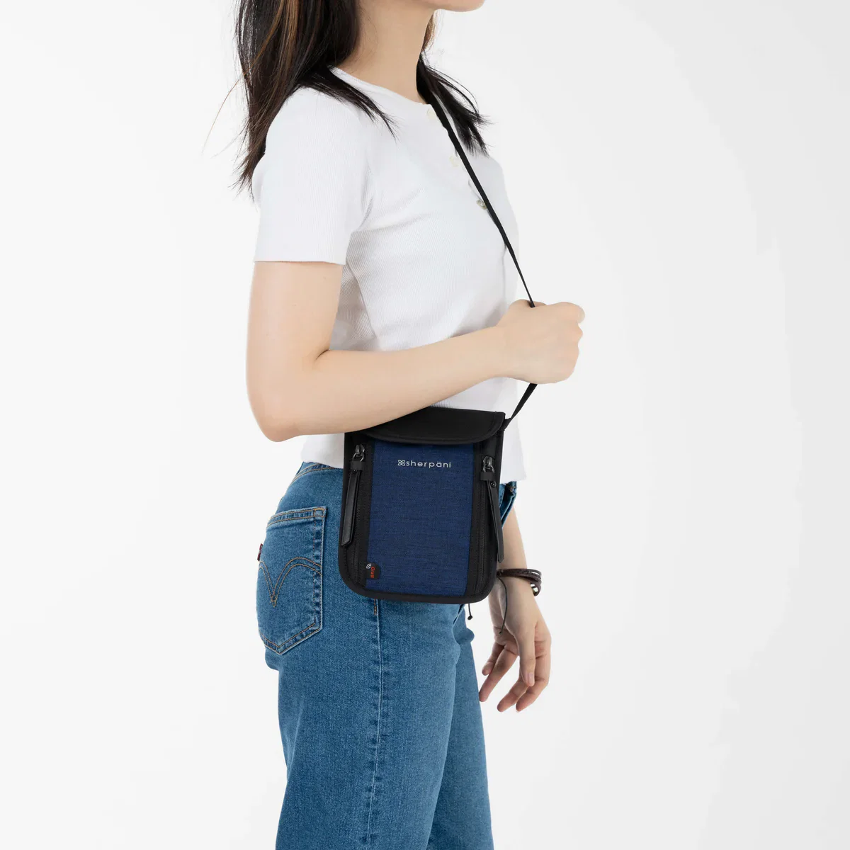 Sherpani Piper Anti-theft Mini Crossbody - Indigo - Image 6