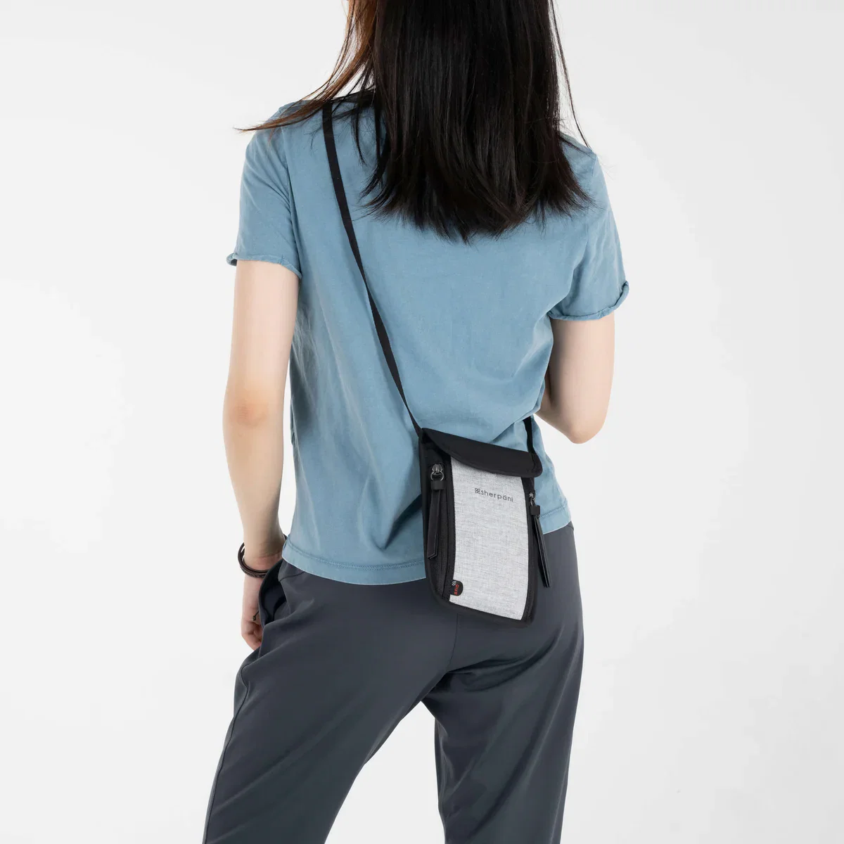 Sherpani Piper Anti-theft Mini Crossbody - Sterling - Image 5