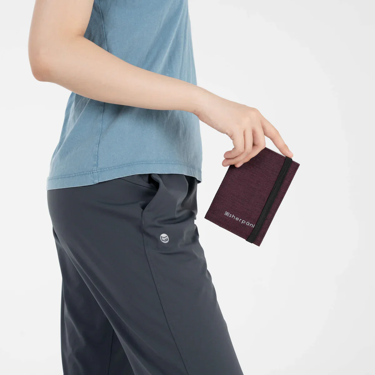 Sherpani Vienna | Passport Wallet - Merlot - Image 5