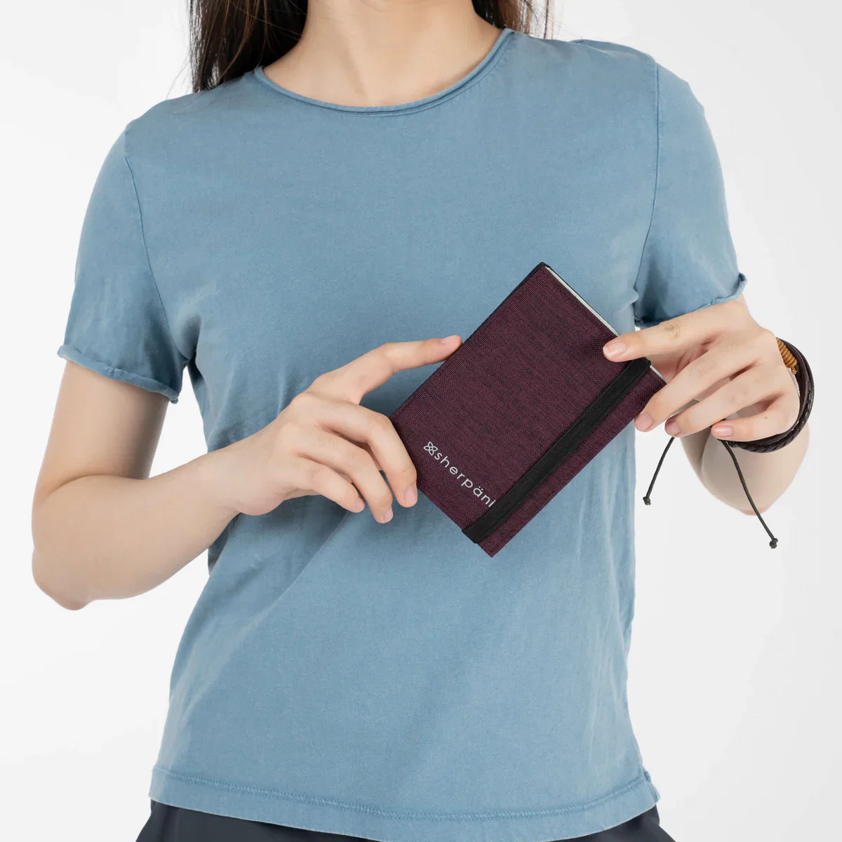 Sherpani Vienna | Passport Wallet - Merlot - Image 6