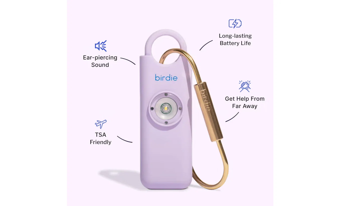 She's Birdie 3.0 Rechargeable Personal Safety Alarm - Metallic Blue - Image 4
