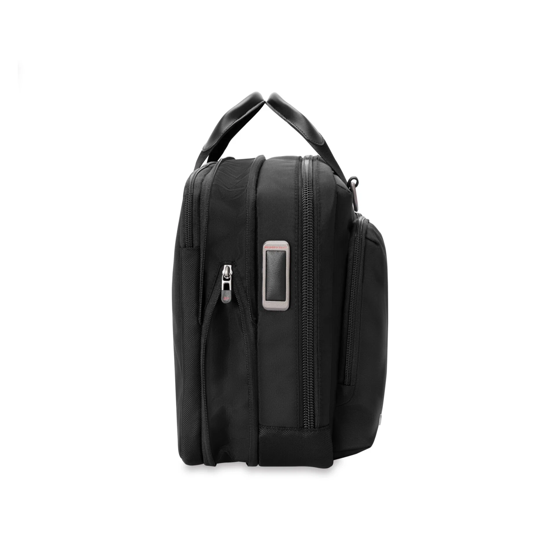 Briggs & Riley HTA Collection Slim Expandable Brief Bag - Black - Image 11