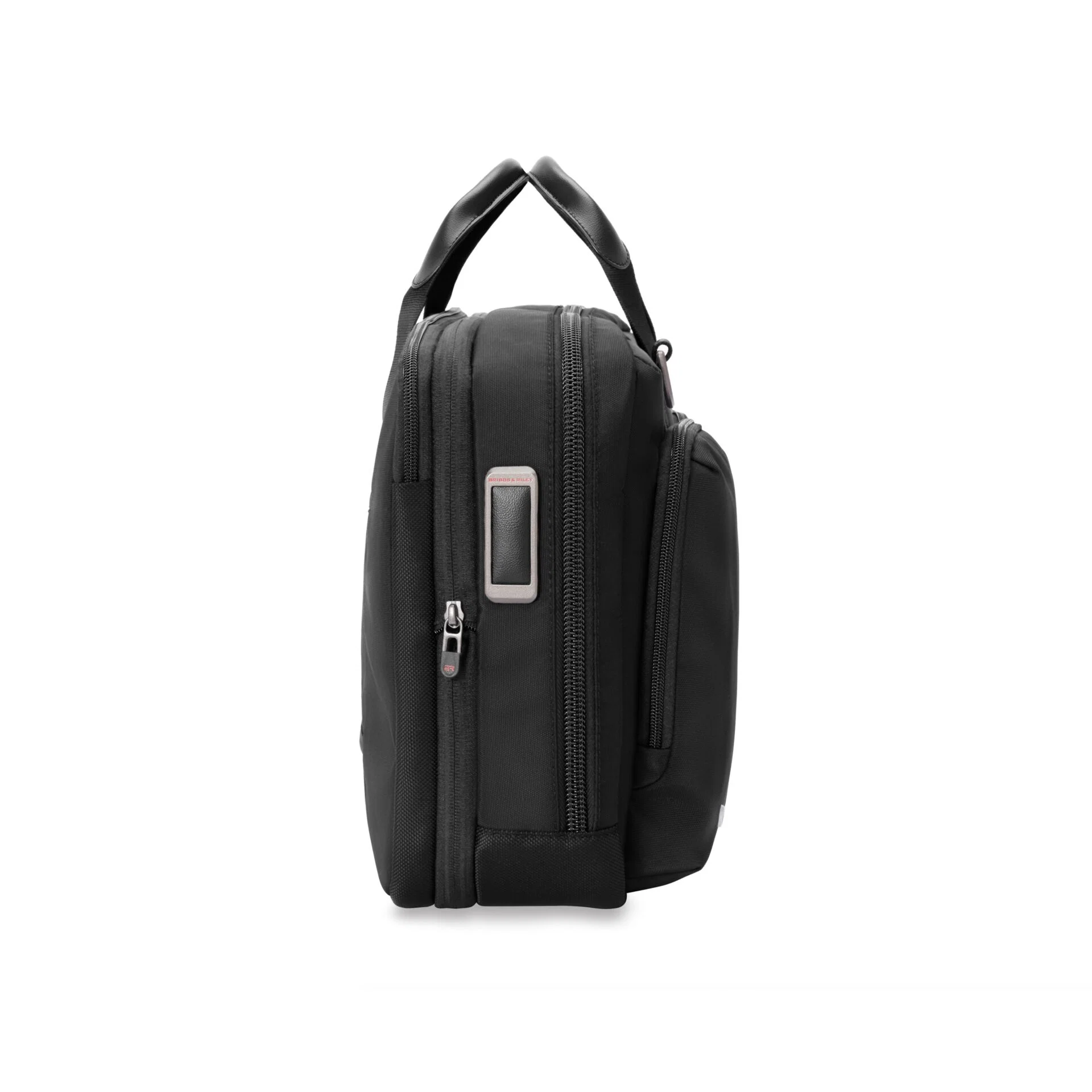 Briggs & Riley HTA Collection Slim Expandable Brief Bag - Black - Image 12
