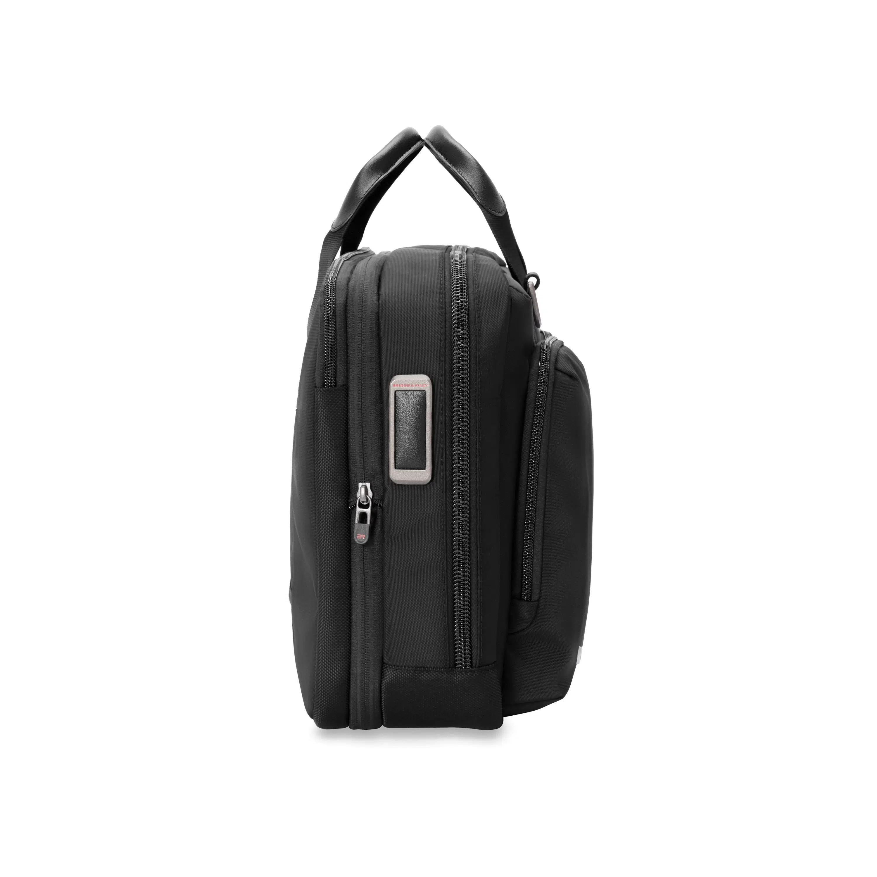 Briggs & Riley HTA Collection Slim Expandable Brief Bag - Black - Image 3