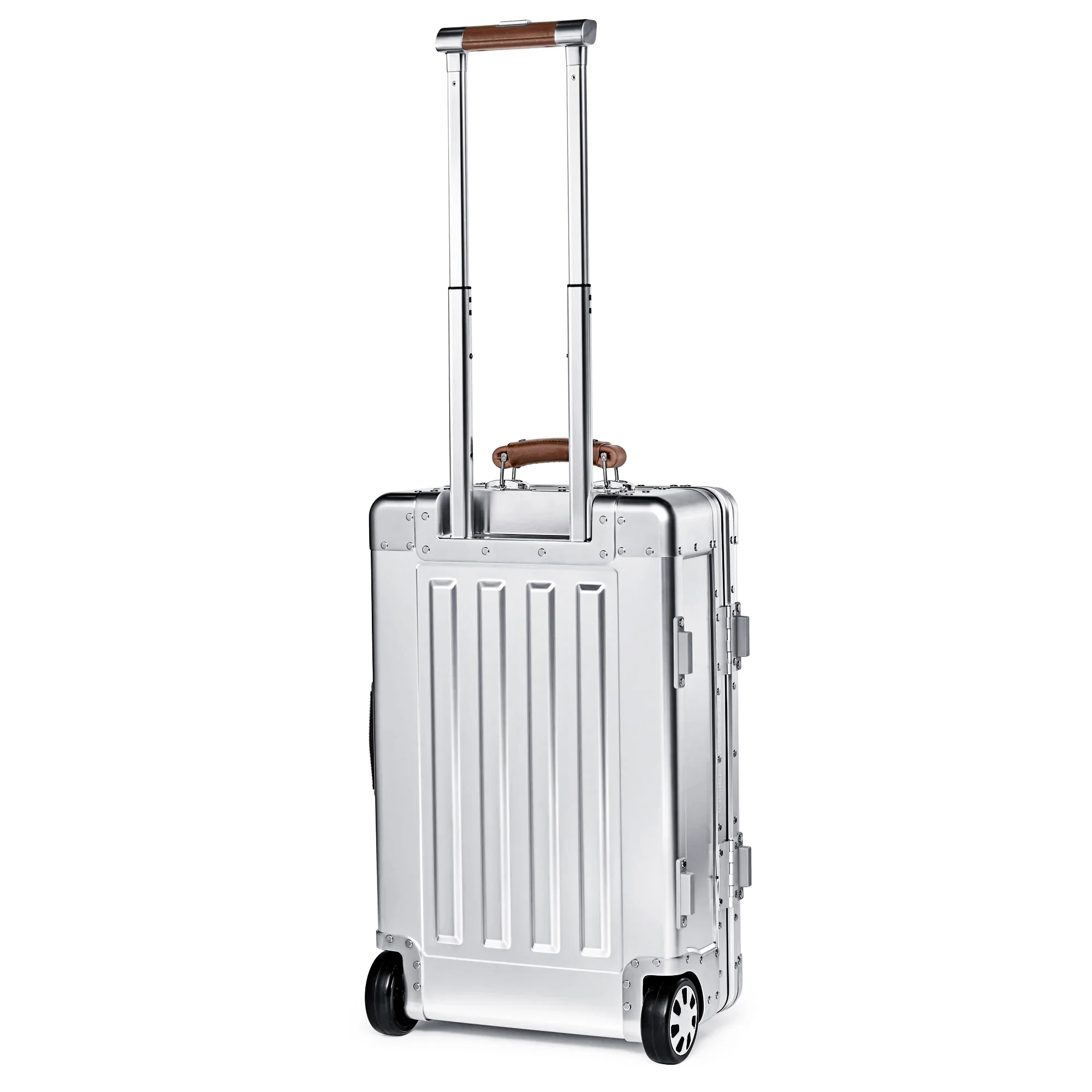 Sterling Pacific 35L Aluminum Carry On 2 Wheel Cabin Travel Case - Silver - Image 10