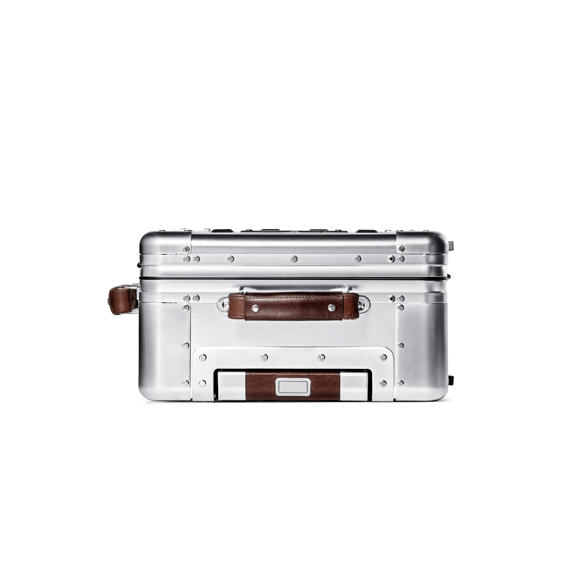 Sterling Pacific 35L Aluminum Carry On 2 Wheel Cabin Travel Case - Silver - Image 4