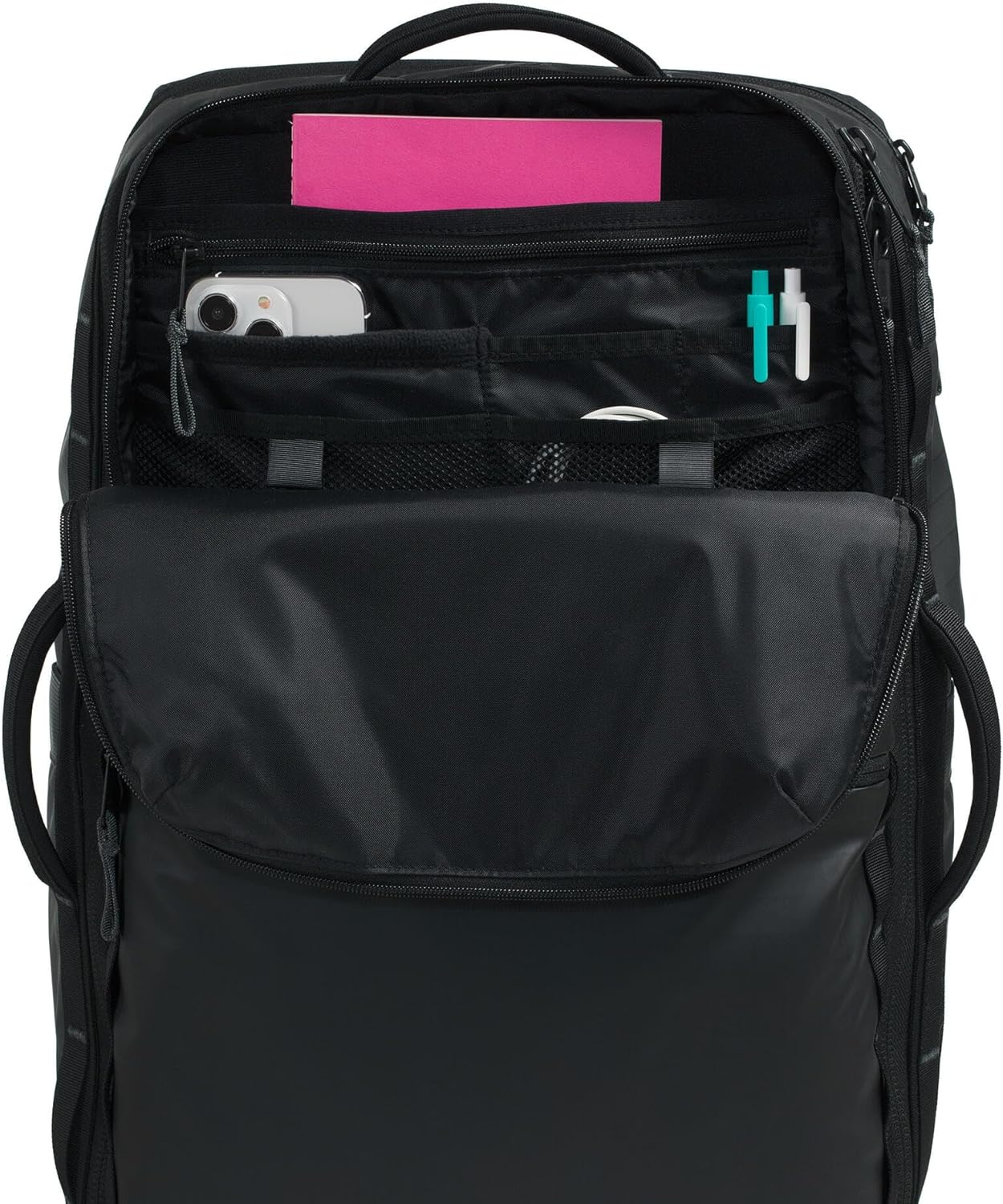 The North Face Base Camp Voyager Travel Pack - TNF Black/Asphalt Grey - Image 3