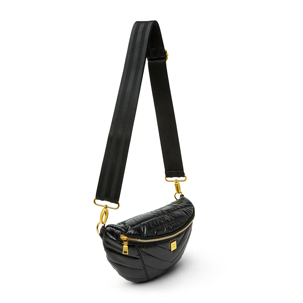 Think Royln Little Runaway Crossbody/Fanny Pack - Pearl Black/Gold - Image 4