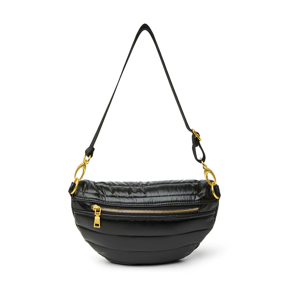 Think Royln Little Runaway Crossbody/Fanny Pack - Pearl Black/Gold - Image 7