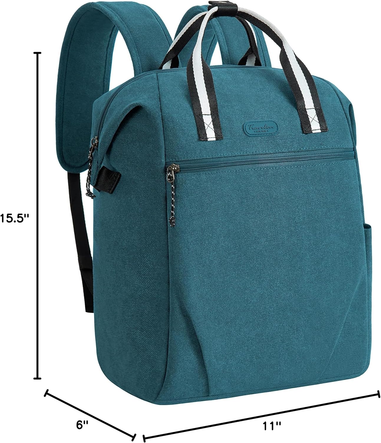 Travelon Coastal RFID Blocking Large Backpack - Lagoon - Image 5