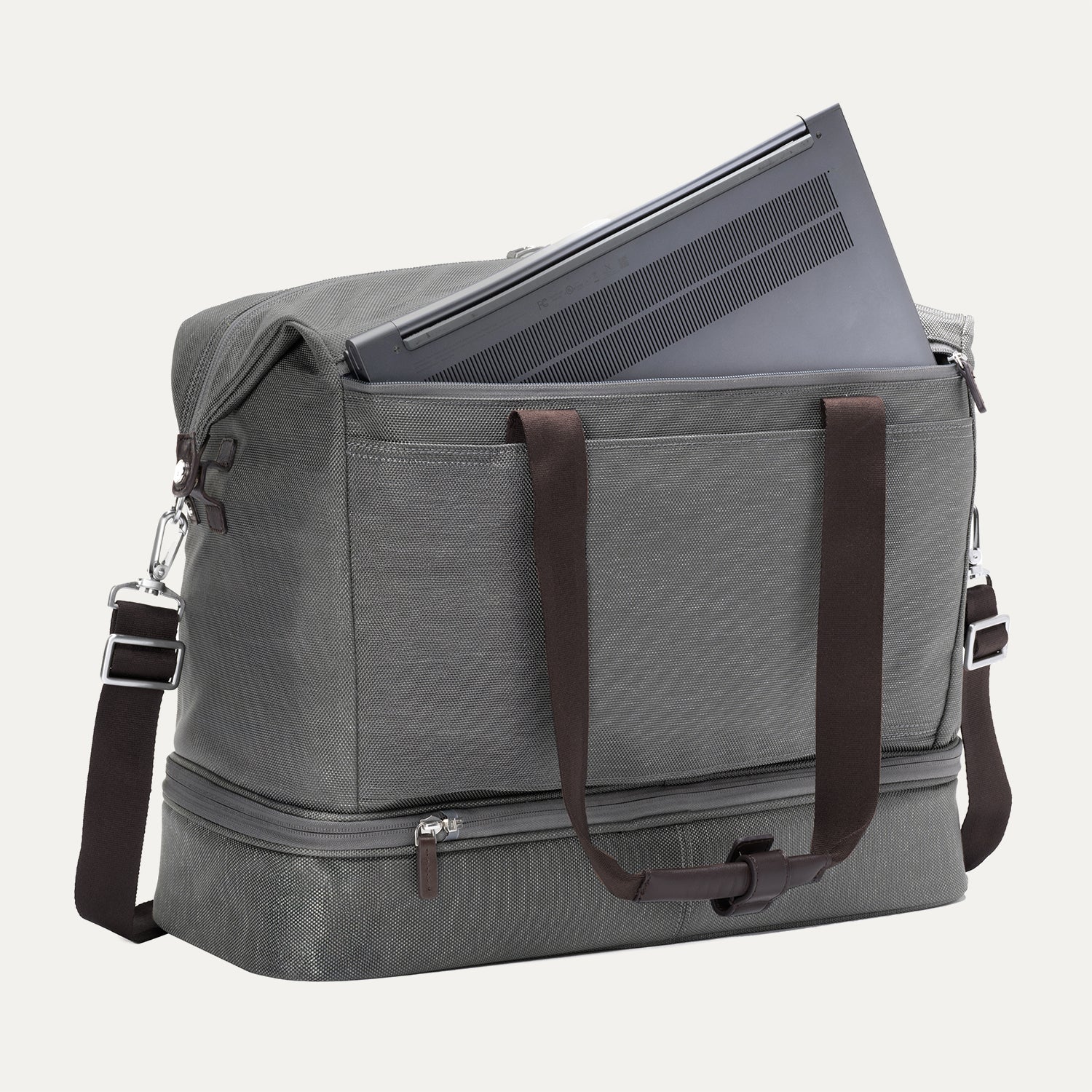 Travelpro Platinum Elite Drop-Bottom Weekender - Vintage Grey - Image 8