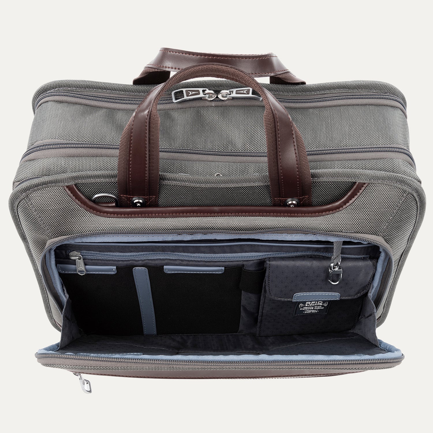Travelpro Platinum Elite Expandable Business Brief - Vintage Grey - Image 5
